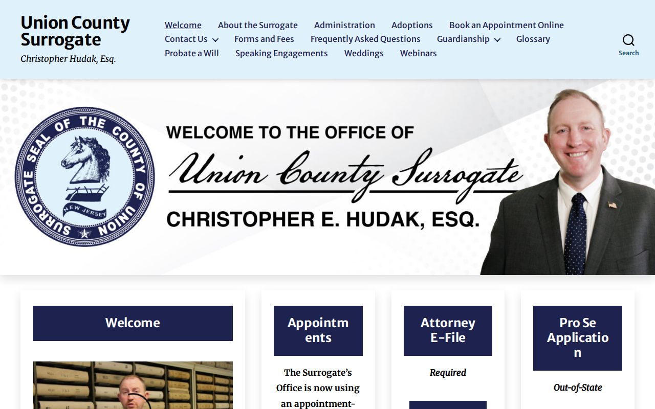 Cranford previous residents probate research through the Union County Surrogate